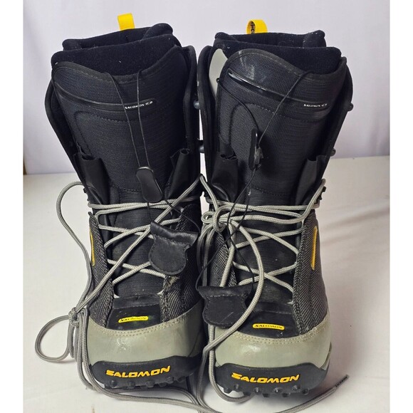 Salomon Symbio + Snowboard Boots - Men’s‎ Size 12, Black Sunshine, All-Mountain - Picture 1 of 16